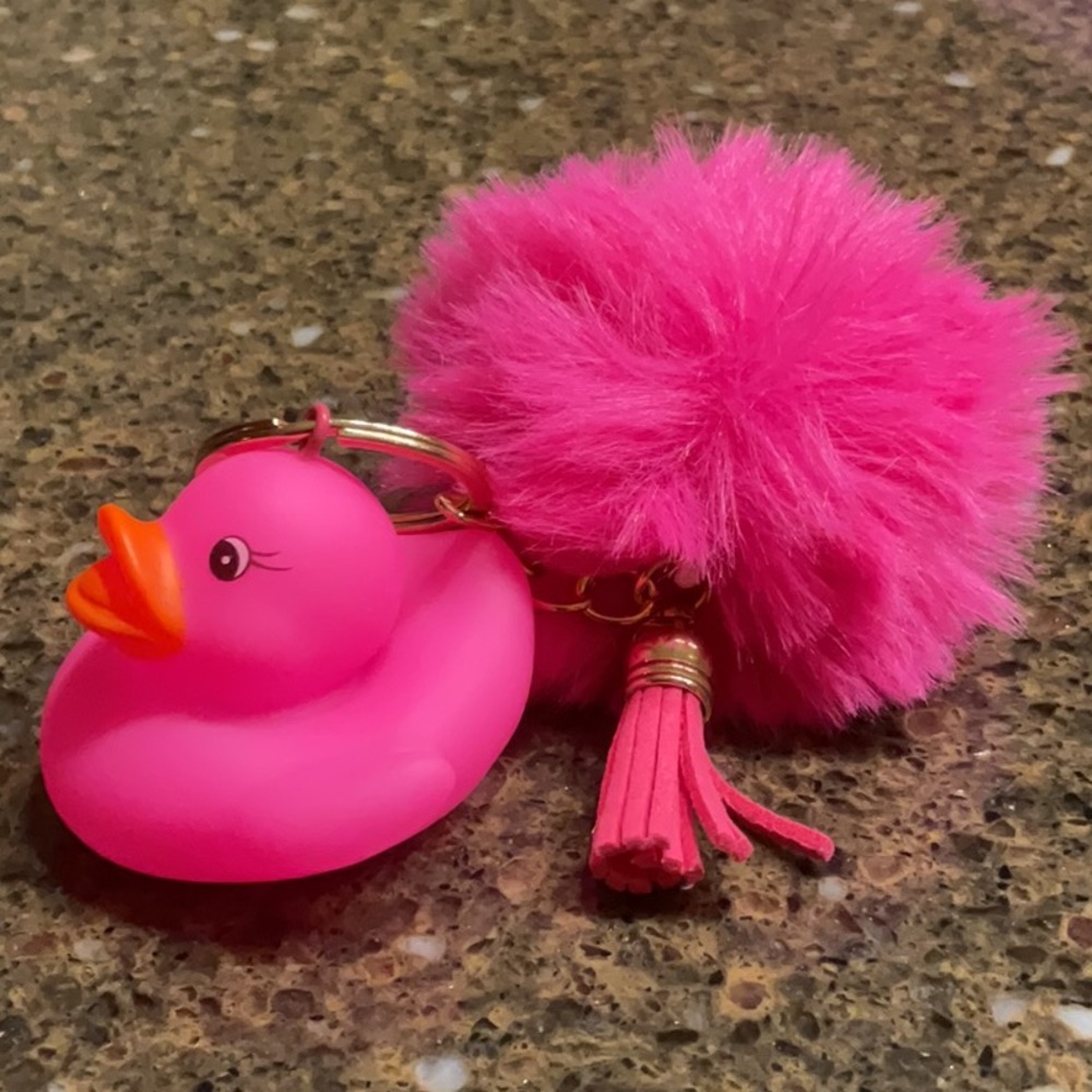PINK PAMELA RUBBER DUCKIE - Picture 3 of 3